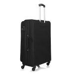Μεγάλη Βαλίτσα Υφασμάτινη Diplomat ZC444-L Μαύρο 78x47x32 – Επεκτάσιμη 98L | Ιδανική για 23+ Κιλά με 4 Ρόδες