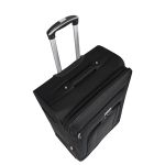 Μεγάλη Βαλίτσα Υφασμάτινη Diplomat ZC444-L Μαύρο 78x47x32 – Επεκτάσιμη 98L | Ιδανική για 23+ Κιλά με 4 Ρόδες