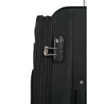 Μεγάλη Βαλίτσα Υφασμάτινη Diplomat ZC444-L Μαύρο 78x47x32 – Επεκτάσιμη 98L | Ιδανική για 23+ Κιλά με 4 Ρόδες