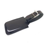 Δερμάτινη Ετικέτα Βαλίτσας  SISSI LEATHER 00816-Black