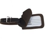 Δερμάτινη Ετικέτα Βαλίτσας  SISSI LEATHER 00816-Brown