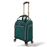 Μικρή Βαλίτσα Καμπίνας 46x35x20 Diplomat Monaco ZC9001-XS με 4 Ρόδες Πράσινο – Χειραποσκευή 23L Underseat
