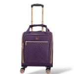 Μικρή Βαλίτσα Καμπίνας 46x35x20 Diplomat Monaco ZC9001-XS με 4 Ρόδες Μωβ – Χειραποσκευή 23L Underseat