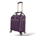 Μικρή Βαλίτσα Καμπίνας 46x35x20 Diplomat Monaco ZC9001-XS με 4 Ρόδες Μωβ – Χειραποσκευή 23L Underseat