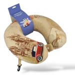 Μαξιλάρι Ταξιδίου Diplomat ACPIL4 Vintage Μπεζ | Memory Foam & Βελούδινη Υφή – Ανατομική Στήριξη