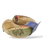 Μαξιλάρι Ταξιδίου Diplomat ACPIL4 Vintage Μπεζ | Memory Foam & Βελούδινη Υφή – Ανατομική Στήριξη