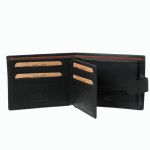 Ανδρικό Πορτοφόλι Δερμάτινο LAVOR 1-6093 Μαύρο | RFID Προστασία, 12 Θέσεις για Κάρτες & Εξωτερικό Κλιπ
