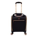 Μικρή Βαλίτσα Καμπίνας 46x35x20 Diplomat Monaco ZC9001-XS με 4 Ρόδες Μαύρο – Χειραποσκευή 23L Underseat