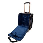 Μικρή Βαλίτσα Καμπίνας 46x35x20 Diplomat Monaco ZC9001-XS με 4 Ρόδες Μαύρο – Χειραποσκευή 23L Underseat