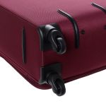 Βαλίτσα Μεγάλη Diplomat ZC6040-L The Athens Collection Μπορντό 78x48x31 – 105L | Υφασμάτινη για 23kg+ με Θήκη Γκαρνταρόμπας