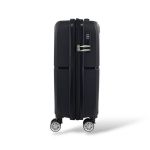 Βαλίτσα Καμπίνας FORECAST DQ134-18-20 Μαύρο 55x40x20 – Πολυπροπυλένιο, Ιδανική για Aegean, Ryanair & EasyJet