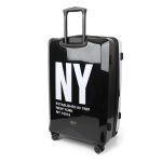 Μεγάλη Βαλίτσα DKNY D2221-DH818BD4 78cm Λευκό/Μαύρο | Επώνυμη από Πολυκαρμπονικό & Ιδανική για 23+ Κιλά