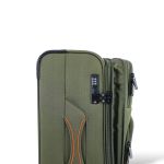 Μεσαία Βαλίτσα Υφασμάτινη Diplomat 68x43x30 Venice ZC6101-M Πράσινο 75L | Premium  Αποσκευή – Επεκτάσιμη για 20 Κιλά
