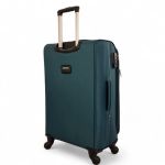 Μεγάλη Βαλίτσα FORECAST 8317 Πράσινο 75cm με Επέκταση & 4 Ροδάκια 360°, Ιδανική για 23kg Αεροδρομίου