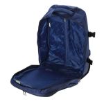 Υβριδικό Σακίδιο Καμπίνας Τροχήλατο Diplomat ZC111-55W Μπλε | 2-σε-1 Βαλίτσα & Backpack | Αδιάβροχο & Ανατομικό