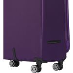 Σετ Βαλίτσες Diplomat ZC998 Μωβ Τριάδα (S, M, L) – Εξαιρετικά Ελαφριές | Υφασμάτινες με 2 Εξωτερικές Τσέπες & 4 Ρόδες