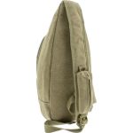 Τσαντάκι Χιαστί / Στήθους RCM 950728 Χακί Crossbody Casual, από Ύφασμα Καμβά με Πολλαπλές Θήκες