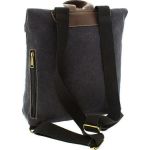 Σακίδιο Πλάτης Rolltop RCM 17400 Μαύρο Αδιάβροχο με Θήκη Laptop 14