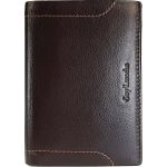 Δερμάτινο Ανδρικό Πορτοφόλι Όρθιο Guy Laroche 62904 Dark Brown | RFID Προστασία & Γνήσιο Δέρμα & με 6 Θέσεις Καρτών