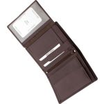 Δερμάτινο Ανδρικό Πορτοφόλι RCM Z40 Καφέ με RFID Προστασία