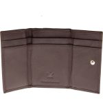 Δερμάτινο Μικρό Πορτοφόλι RCM Z19 Καφέ με RFID Προστασία