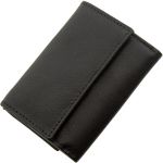 Δερμάτινο Μικρό Πορτοφόλι RCM Z19 Μαύρο με RFID Προστασία