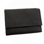 Δερμάτινο Μικρό Πορτοφόλι RCM Z19 Μαύρο με RFID Προστασία