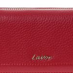Δερμάτινο Γυναικείο Πορτοφόλι Μεγάλο Lavor 1-6156 Κόκκινο με RFID Προστασία
