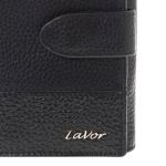 Δερμάτινο Γυναικείο Πορτοφόλι Μεγάλο Lavor 1-6161 Μαύρο με RFID Προστασία