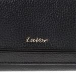Γυναικείο Δερμάτινο Πορτοφόλι Lavor 1-6158 Μαύρο | 19 Κάρτες, Ταυτότητα & Εξωτερικό Φερμουάρ | RFID Προστασία