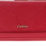 Γυναικείο Δερμάτινο Πορτοφόλι Lavor 1-6158 Κόκκινο | 19 Κάρτες, Ταυτότητα & Εξωτερικό Φερμουάρ | RFID Προστασία