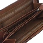 Δερμάτινο Γυναικείο Πορτοφόλι Φάκελος Chesterfield C08.017631 Κονιάκ με RFID Προστασία & Wax Pull Up Δέρμα