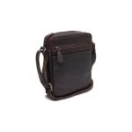 Δερμάτινο Ανδρικό Τσαντάκι Ώμου Chesterfield C48.138601 Laveno Καφέ – Premium Wax Pull up Δέρμα
