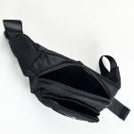 Τσαντάκι Μέσης RCM Y-6088 Μαύρο Water Resistant με 4 Θήκες