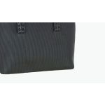 Γυναικεία Τσάντα Ώμου Bartuggi 718-112751 Μαύρο | Ριγέ Pattern & Παλ Αποχρώσεις | Ευρύχωρη με 3 Εσωτερικές Θήκες & Φερμουάρ