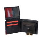 Δερμάτινο Πορτοφόλι Ανδρικό PIERRE CARDIN 8806 TILAK154 Μαύρο – με Εξωτερικό Κούμπωμα & RFID Προστασία