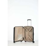 Βαλίτσα Καμπίνας 55x37x20 Verage Tenby GM24061W Μαύρο 38L| Άθραυστη – Ιδανική για Ryanair & Aegean