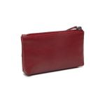 Δερμάτινη Κλειδοθήκη / Πορτοφόλι Chesterfield C08.061604 Κόκκινο | Wax Pull-up Δέρμα & Διπλούς Κρίκους