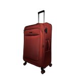Μεγάλη Βαλίτσα RCM 214-28 Rust Red 77cm 115L |Premium Θωρακισμένο Ύφασμα με 4 Διπλές Ρόδες | για 23+ Κιλά
