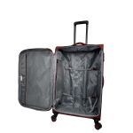 Μεγάλη Βαλίτσα RCM 214-28 Rust Red 77cm 115L |Premium Θωρακισμένο Ύφασμα με 4 Διπλές Ρόδες | για 23+ Κιλά
