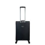Μεσαία Βαλίτσα RCM 214-24 Μαύρο 66cm 80L | Premium Αποσκευή Check-in 23 Κιλών | 4 Διπλές Ρόδες & Ενισχυμένο Μπαστούνι