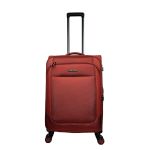 Premium Σετ 2 Βαλιτσών Καμπίνας & Μεσαία RCM 214-SET2 Rust Red |Θωρακισμένο Ύφασμ με 4 Διπλές Ρόδες | Επέκταση Όγκου