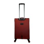 Premium Σετ 2 Βαλιτσών Καμπίνας & Μεσαία RCM 214-SET2 Rust Red |Θωρακισμένο Ύφασμ με 4 Διπλές Ρόδες | Επέκταση Όγκου