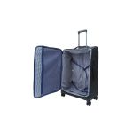Μεγάλη Αδιάβροχη Βαλίτσα 76x49x25 Paulter 8351-28 Μαύρο 100L | Premium Αποσκευή για Check-in 23+ Κιλά