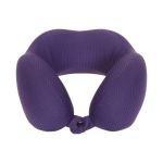 Μαξιλαράκι Ταξιδίου Memory Foam Diplomat ACPIL3 Μωβ | Ιδανικό για Αεροπλάνο με Κλιπ Μεταφοράς