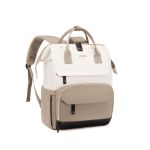 Γυναικείο Σακίδιο Πλάτης Lovevook MB2046 15.6″ Beige/Black/Khaki | Επαγγελματικό & Ταξιδίου | Αντικλεπτικό Backpack