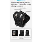 Σακίδιο Πλάτης Ταξιδίου Bange 22039 Μαύρο 45L 17.3″ – Επεκτάσιμο & Αντικλεπτικό