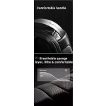 Ανδρικό Τσαντάκι Ώμου Χιαστί Bange 22085 Plus Μαύρο | Carbon Edition | Αδιάβροχο & Θύρα Φόρτισης