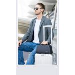 Ανδρικό Τσαντάκι Χειρός / Νεσεσέρ Bange 22196 Μαύρο | Αδιάβροχο Ύφασμα | Διπλός Αποθηκευτικός Χώρος