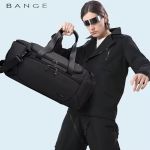Σάκος Ταξιδιού & Γυμναστηρίου Bange 2378 Μαύρο 53cm | Αδιάβροχος με Θήκη Παπουτσιών | Εργονομικό Μίνιμαλ Design